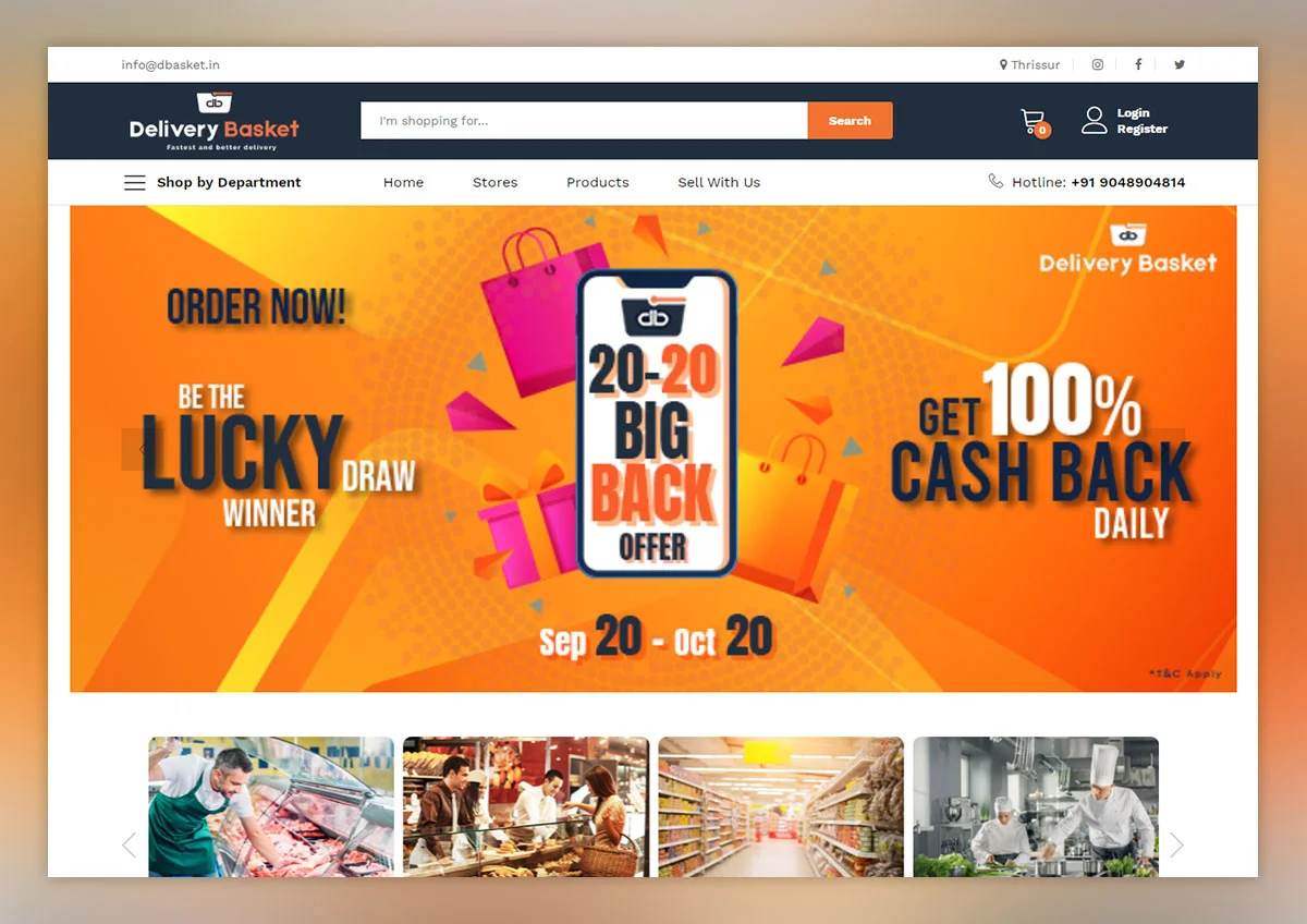 Multi Store Ecommerce Website Development in Calicut, Thrissur